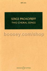 2 Choral Songs Op. 7 (Hawkes Pocket Score - HPS 1322)