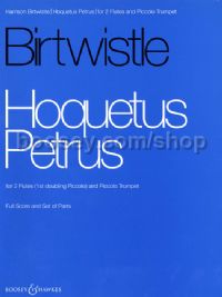 Hoquetus Petrus (2 Flutes, Piccolo, Trumpet Score & Parts)