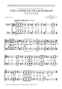The Canticle of Zachariah (SATB)