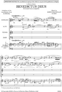 Benedictus Deus (SATB)