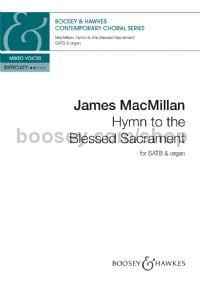 Hymn To The Blessed Sacrament (SATB & Organ)