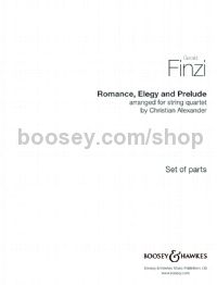 Romance, Elegy, Prelude for string quartet (String Quartet Parts)