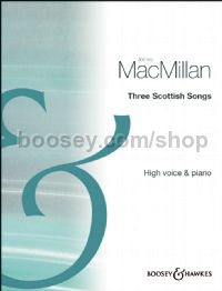 Three Scottish Songs (High Voice & Piano) (Scottish, English)