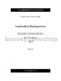 Piano Concerto in A minor op 2 (Score)