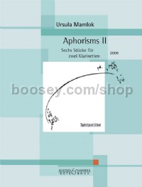 Aphorisms II (2009) (2 Clarinets)