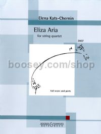 Eliza Aria (String quartet, score & Parts)