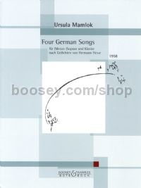 Four German Songs (Mezzo-Soprano & Piano)