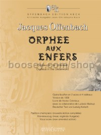 Orphée aux Enfers (1858) (OEK) (Vocal Score) (French, German - new amended edition)