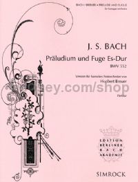Prelude & Fugue E flat major BWV552