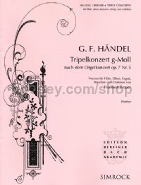 Triple Concerto in G minor (Mixed Ensemble)