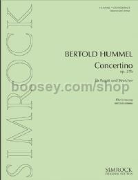 Concertino for bassoon and strings op27b