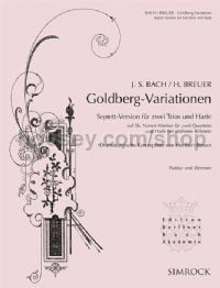Goldberg-Variationen (2 Trios/Quartets & Harp) (Score & Parts)