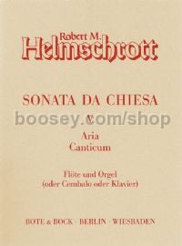 Sonata da chiesa V "Aria/Canticum" (Flute, Organ or Piano or Harpsichord)