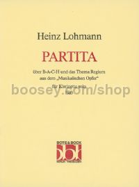 Partita on BACH and the Theme Regium (1983) (Clarinet)