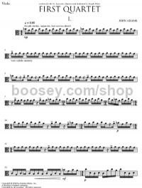 First String Quartet (Viola Part) - Digital Sheet Music Download