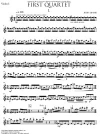First String Quartet (Violin 1 Part) - Digital Sheet Music Download