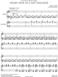 Short Ride in a Fast Machine (1 Piano Four-Hands) - Digital Sheet Music Download