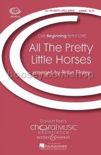 All the Pretty Little Horses (Unison treble, Flute & Piano)
