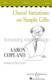 Choral Variations on Simple Gifts (SATB & Piano)