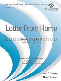 Letter from Home (Wind band - score & parts)