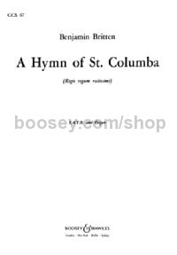 A Hymn of St. Columba (SATB)