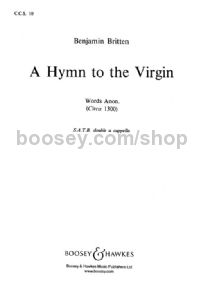 A Hymn to the Virgin (SATB)