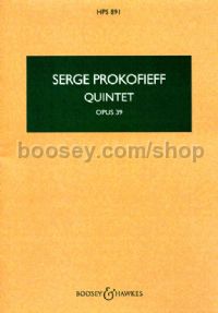 Quintet In Gm Op. 39 (Hawkes Pocket Score - HPS 891)