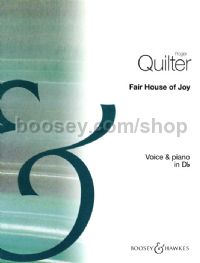 Fair House of Joy in Db (Voice & Piano)