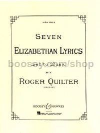 7 Elizabethan Lyrics Op12 (High Voice & Piano)