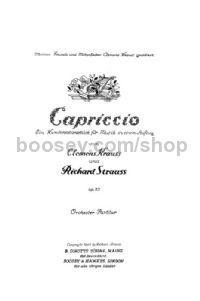 Capriccio Op. 85 (Study Score)