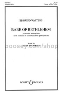 Babe of Bethlehem (Unison or SS)