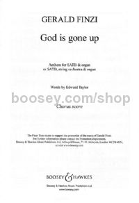 God is Gone Up (SATB & Organ)