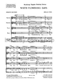 White-Flowering Days (SATB)