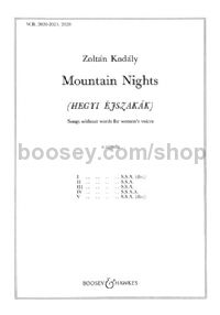 Mountain Nights (SSA)