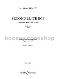 Second Suite in F (revised) (Symphonic Band Full score)