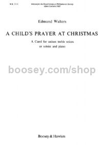 A Child's Prayer At Christmas (SATB)