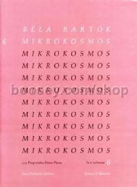 Mikrokosmos 6 Definitive Edition (Piano (English, French, German, Hungarian))