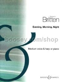 Evening Morning Night (Medium Voice & Piano)