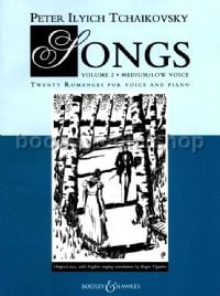 Songs Volume 2 (Low Voice, Piano) (Russian, English)