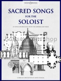 Sacred Songs For The Soloist (Medium Low Voice & Piano)
