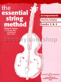 Essential String Method 3/4 (Piano Accompaniment Upper Strings)