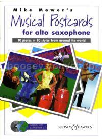 Musical Postcards (Alto Saxophone & CD)