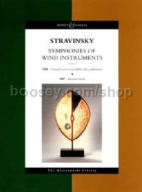 Symphonies of Wind Instruments (1920 & 1947) (Full score - Masterworks)