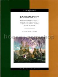 Piano Concertos 1 & 2 (Full score - Masterworks)