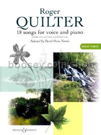 18 Songs for Voice & Piano (High Voice & Piano)