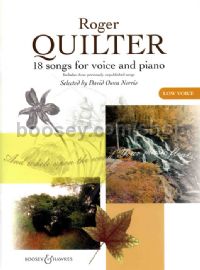 18 Songs for Voice & Piano (Low Voice & Piano)