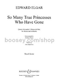 So Many True Princesses Who Have Gone (SATB Vocal Score)