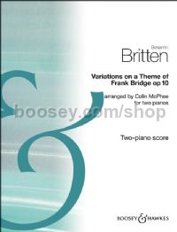 Variations on a Theme of Frank Bridge
 Op. 10 (2 Pianos, 4 Hands)