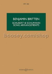 Schubert & Schumann Song Arrangements (Hawkes Pocket Score - HPS 1562) (Chamber Orchestra)