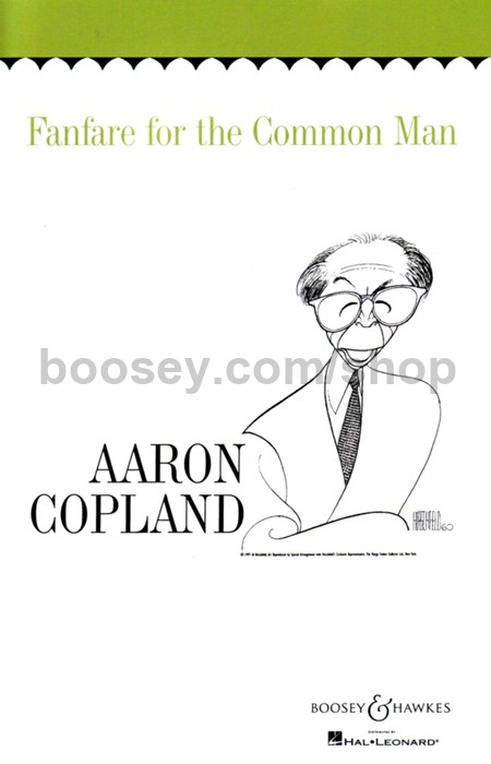 Aaron Copland Fanfare For The Common Man Score Parts